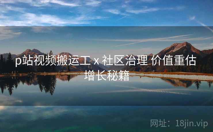 p站视频搬运工 x 社区治理 价值重估 增长秘籍 第1张 p站视频搬运工 x 社区治理 价值重估 增长秘籍 第1张